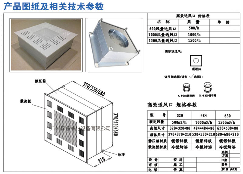 高效送風口結構設計圖 高效送風口結構設計圖